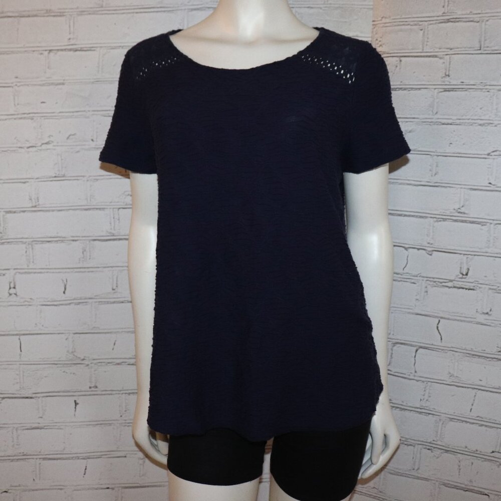 💙✨🧵 Kim Rogers Blouse · Navy Classic · Size L
